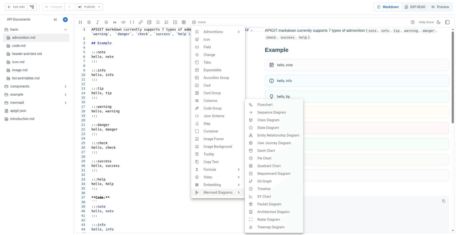 Interactive Markdown Editor
