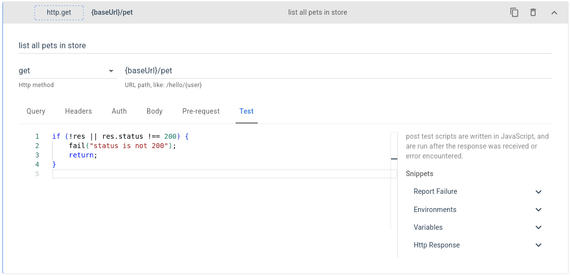 API Testing Post Request