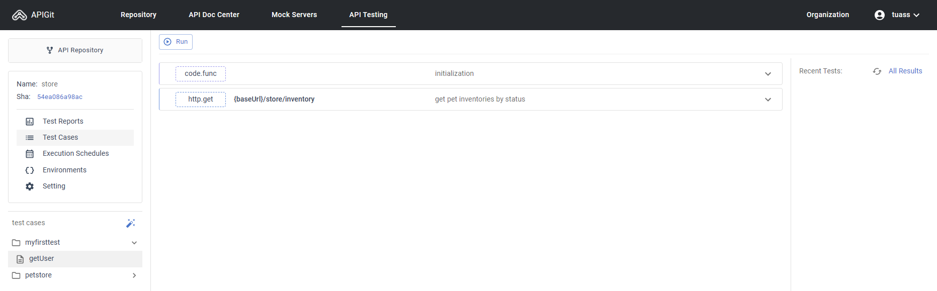 Run your testcases